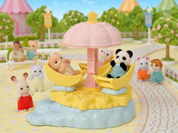 Sylvanian Families Baby Star Carousel (Free Gift)