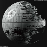 Set Kit Model Skala Star Wars Death Star II 1/2.700.000 &amp; Penghancur Bintang 1/14.500 Skala