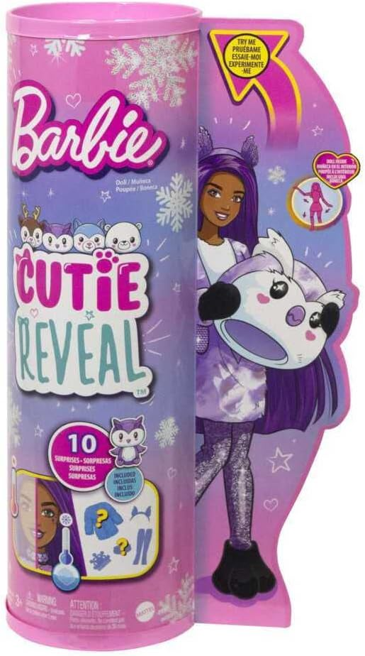 Barbie Cutie Reveal Fantasy Series Doll with Owl Plush Costume