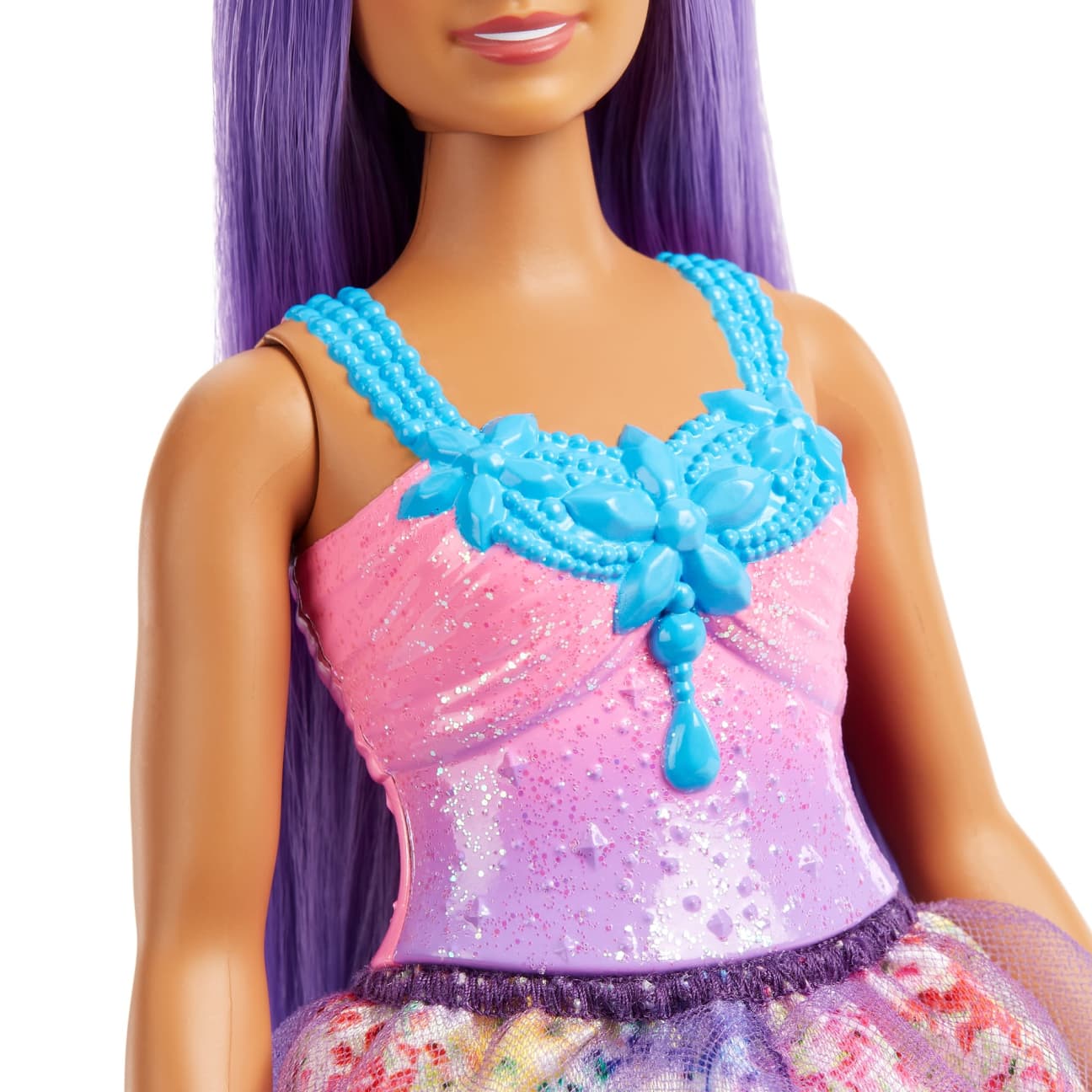 Barbie Dreamtopia Princess Doll - Curvy Purple Hair