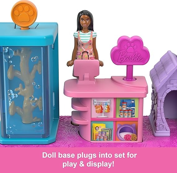 Barbie Mini BarbieLand Collectible Pet Boutique Playset