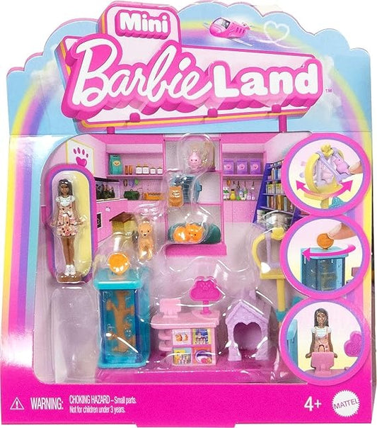 Barbie Mini BarbieLand Collectible Pet Boutique Playset