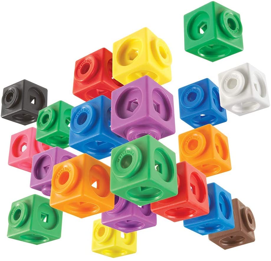 Learning Resources Mathlink Cube Big Builder (200 Pieces)