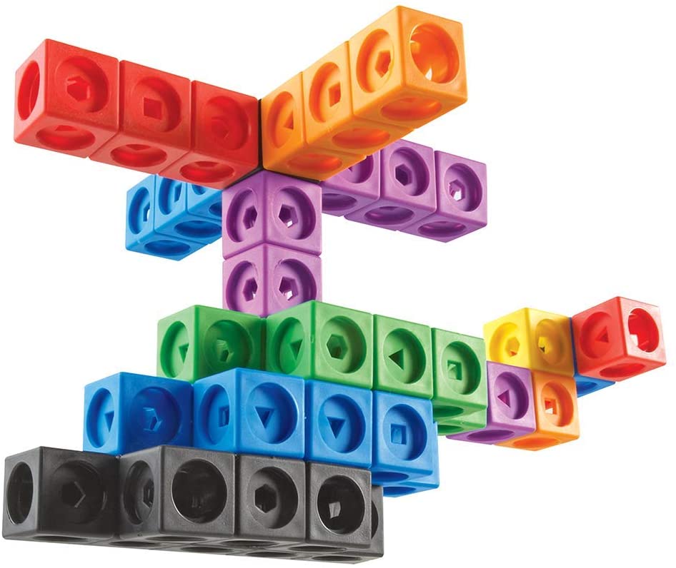 Learning Resources Mathlink Cube Big Builder (200 Pieces)