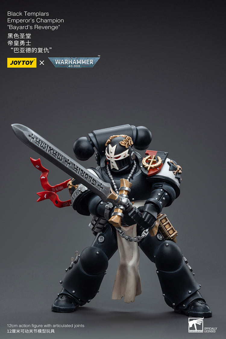 JOYTOY Warhammer 40K Black Templars Emperor's Champion Bayard's Revenge