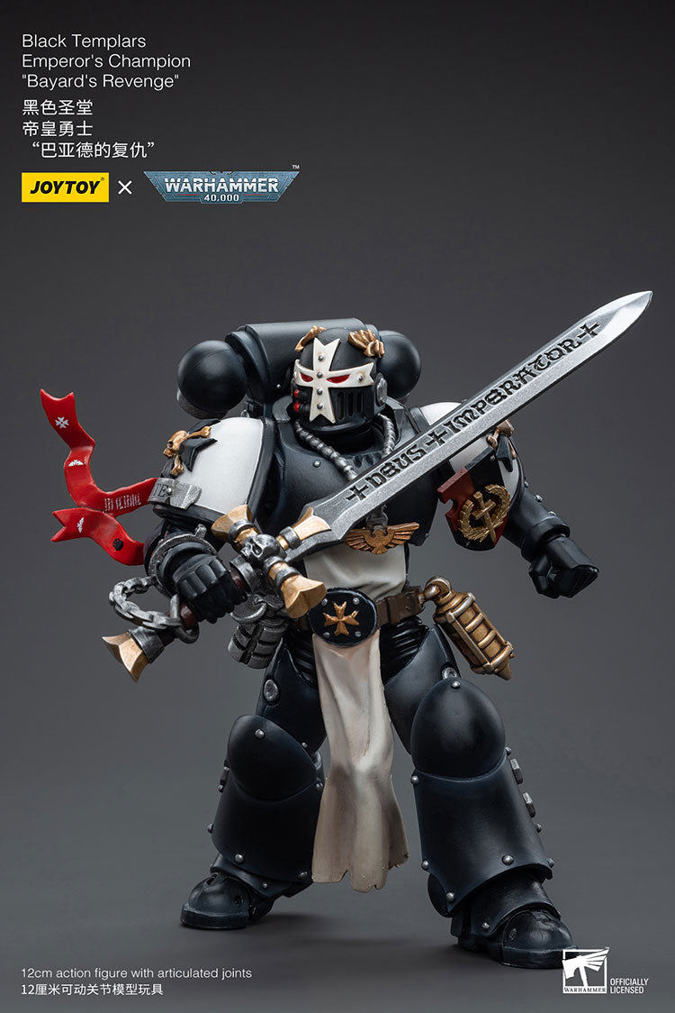 JOYTOY Warhammer 40K Black Templars Emperor's Champion Bayard's Revenge