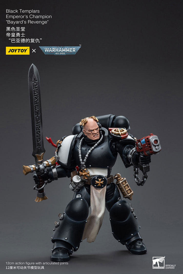 JOYTOY Warhammer 40K Black Templars Emperor's Champion Bayard's Revenge