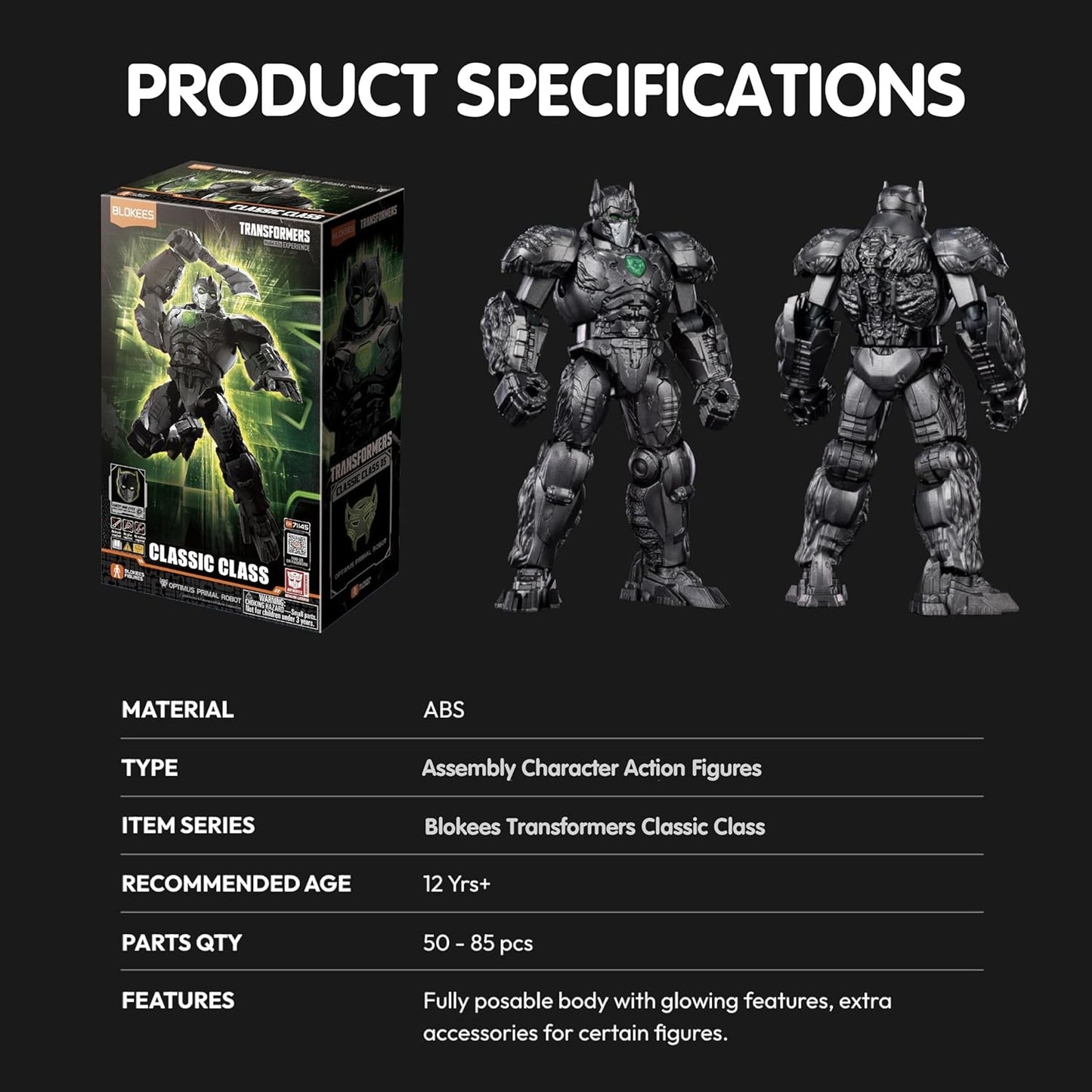 Blokees Transformers Figures Classic Class 05 Optimus Primal