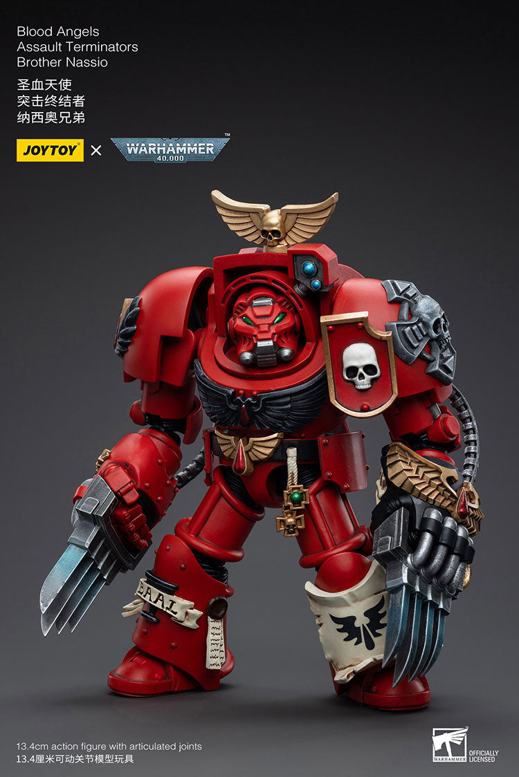 JOYTOY Warhammer 40K Blood Angels Assault Terminators Brother Nassio