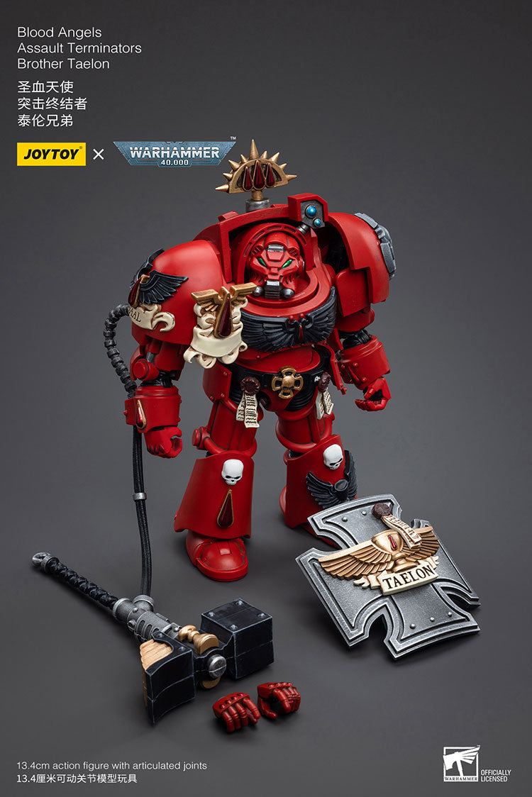 JOYTOY Warhammer 40K Blood Angels Assault Terminators Brother Taelon