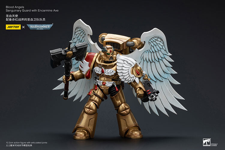 Blood Angels Sanguinary Guard with Encarmine Axe JT6250