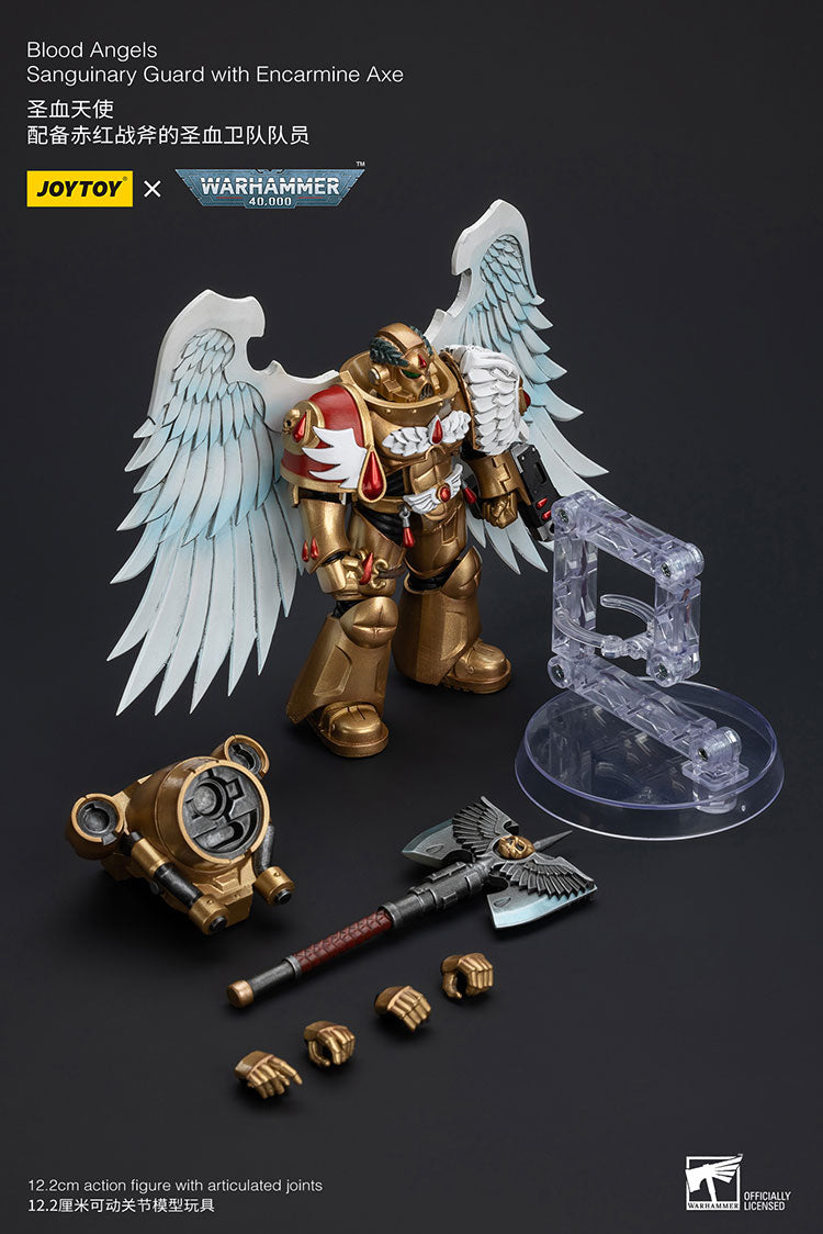 Blood Angels Sanguinary Guard with Encarmine Axe JT6250