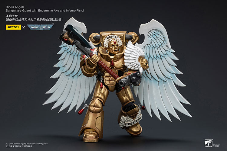 Blood AngelsSanguinary Guard with Encarmine Axe and Inferno Pistol JT7172