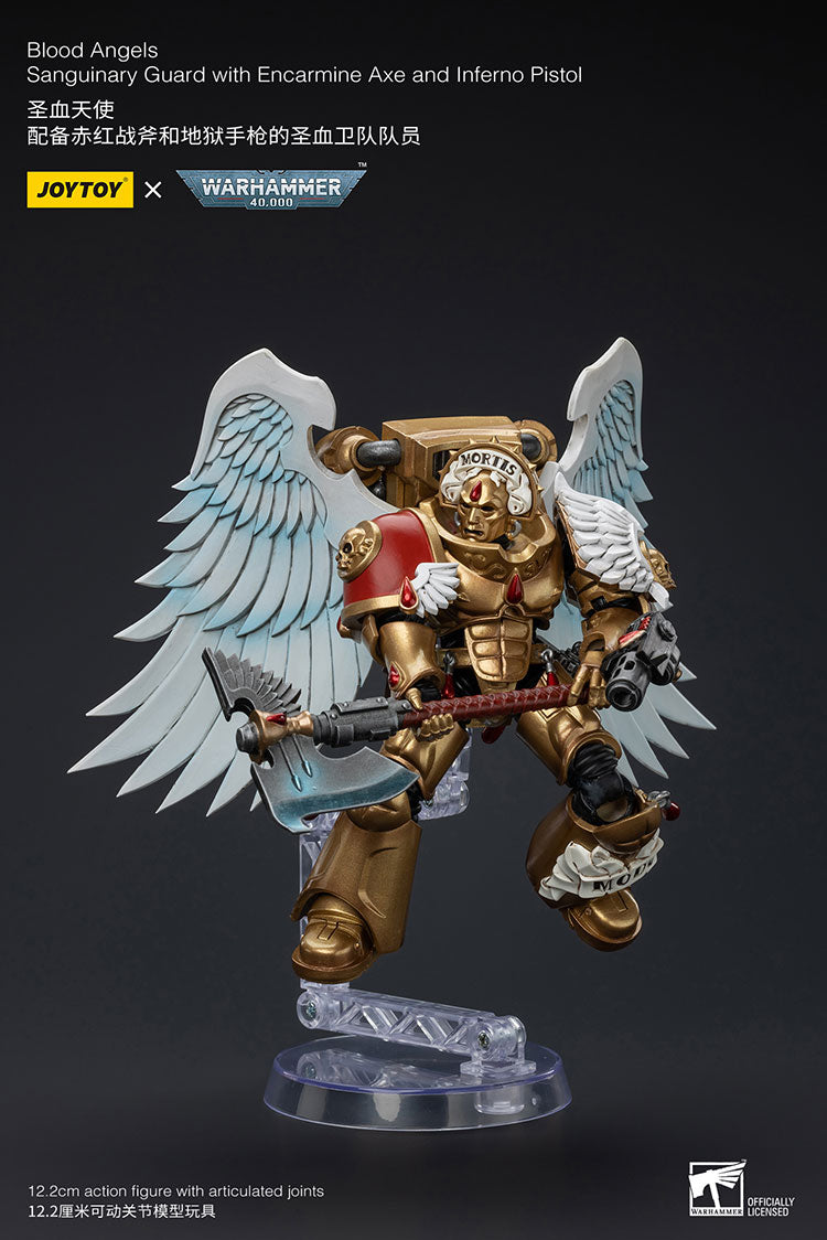 Blood AngelsSanguinary Guard with Encarmine Axe and Inferno Pistol JT7172