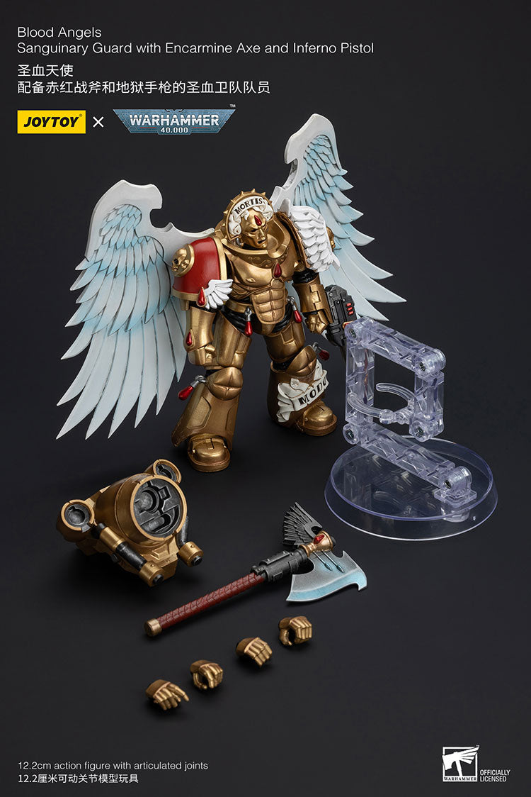 Blood AngelsSanguinary Guard with Encarmine Axe and Inferno Pistol JT7172