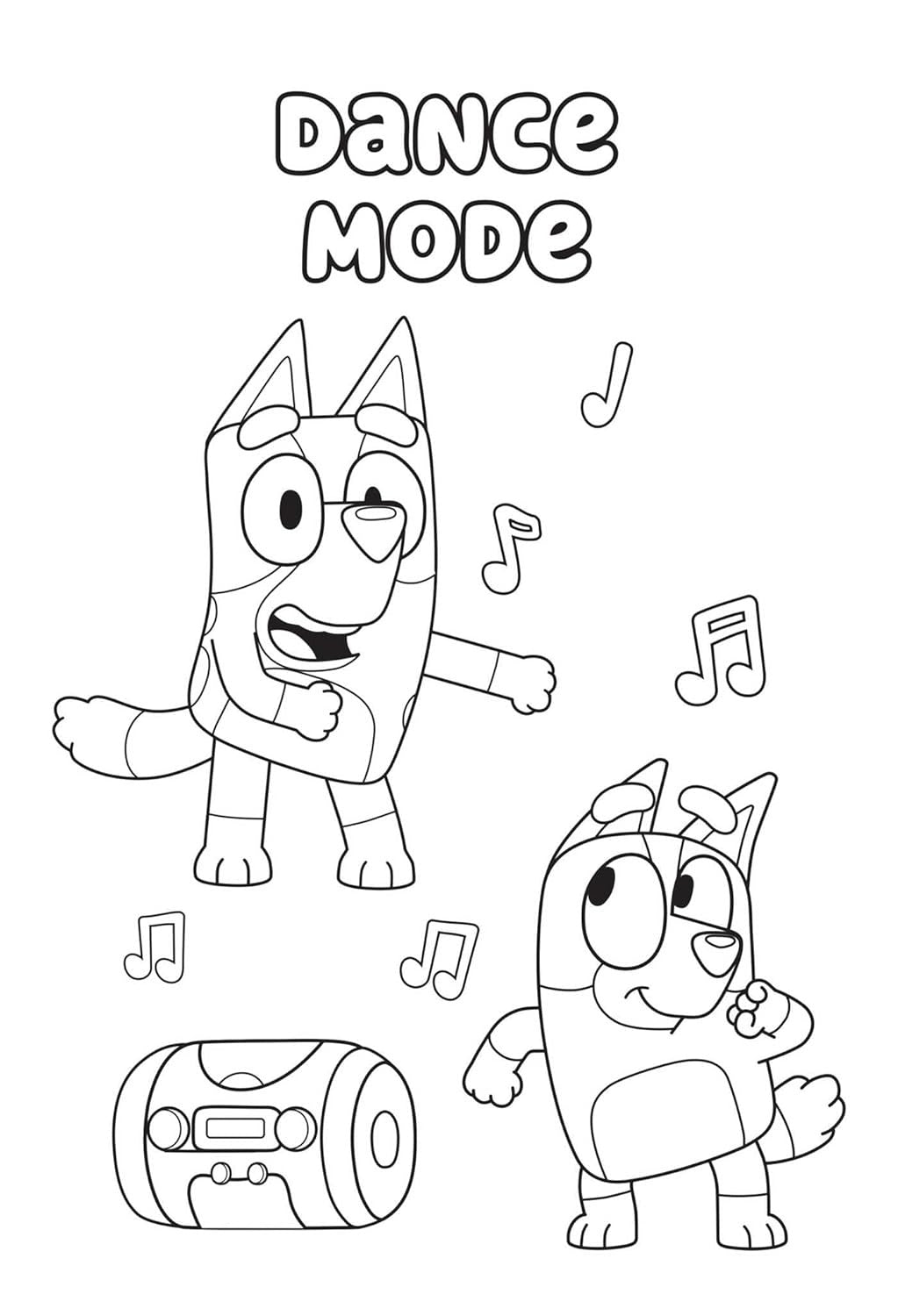 Bluey Colortivity: Paint Party!