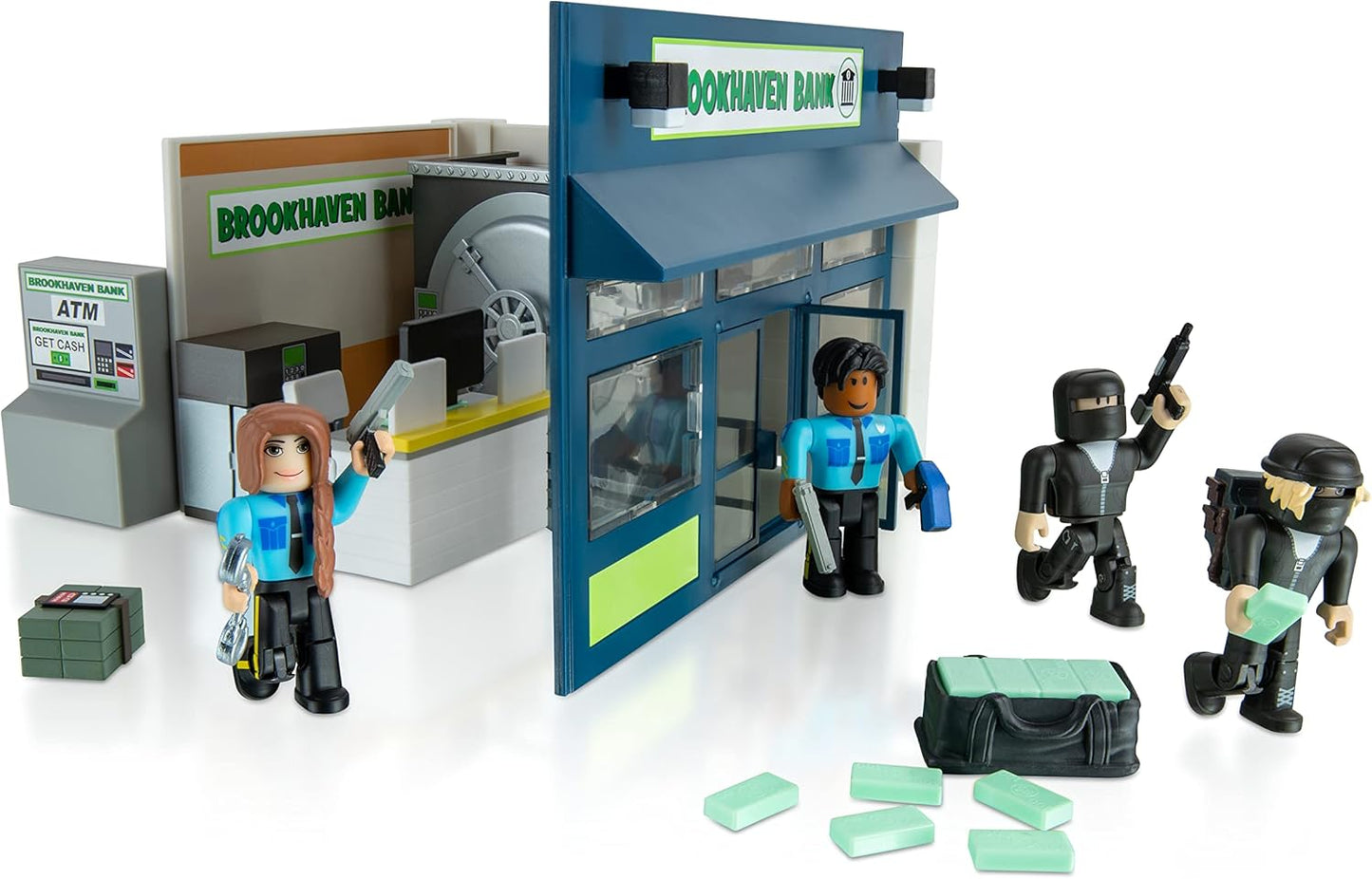 Roblox Action Collection - Brookhaven: Outlaw and Order Deluxe Playset