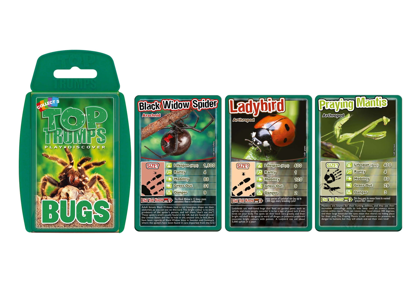 Top Trumps Bugs Top Trumps Card Game