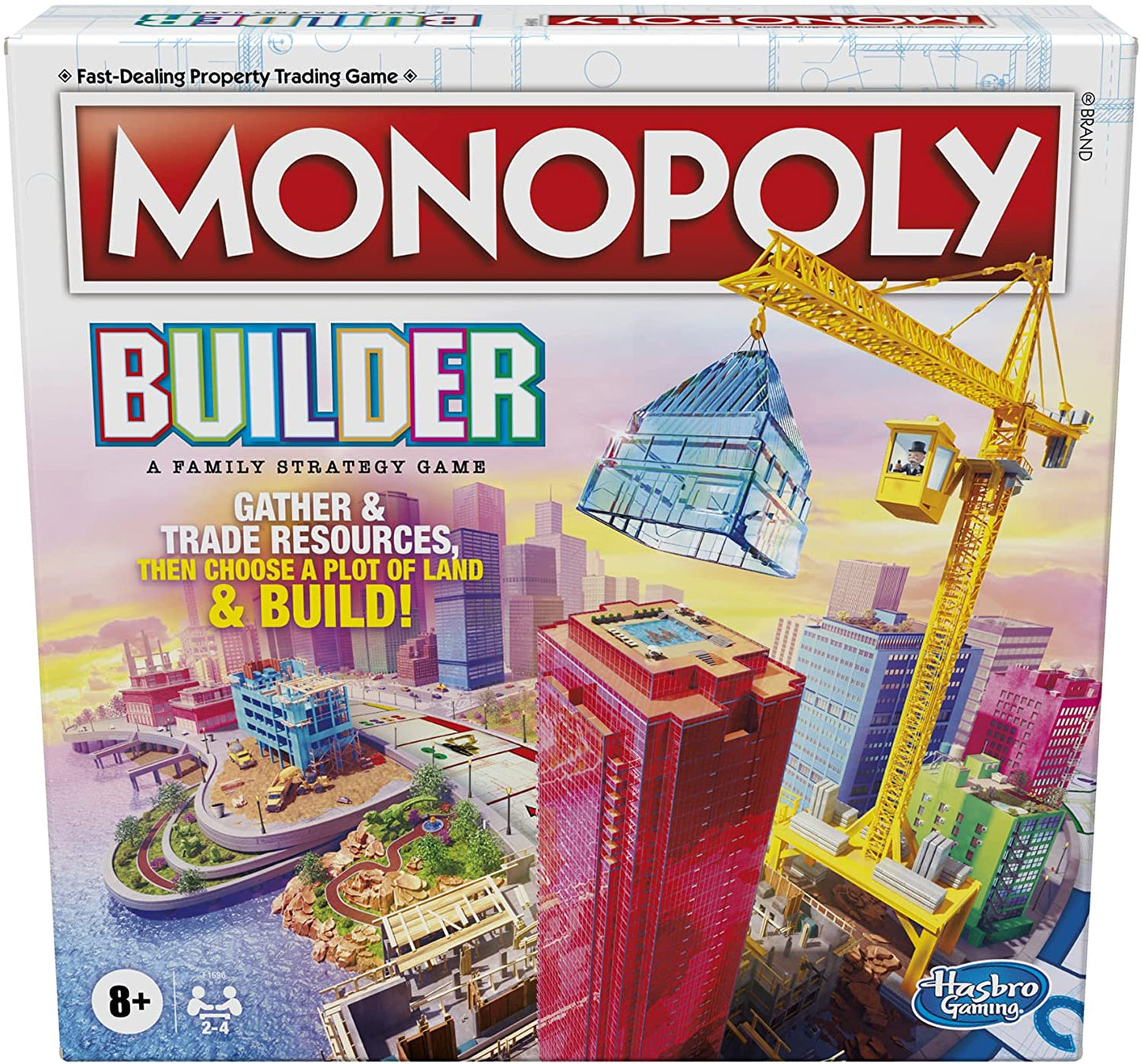 Monopoly Builder Board Game Hasbro Gaming