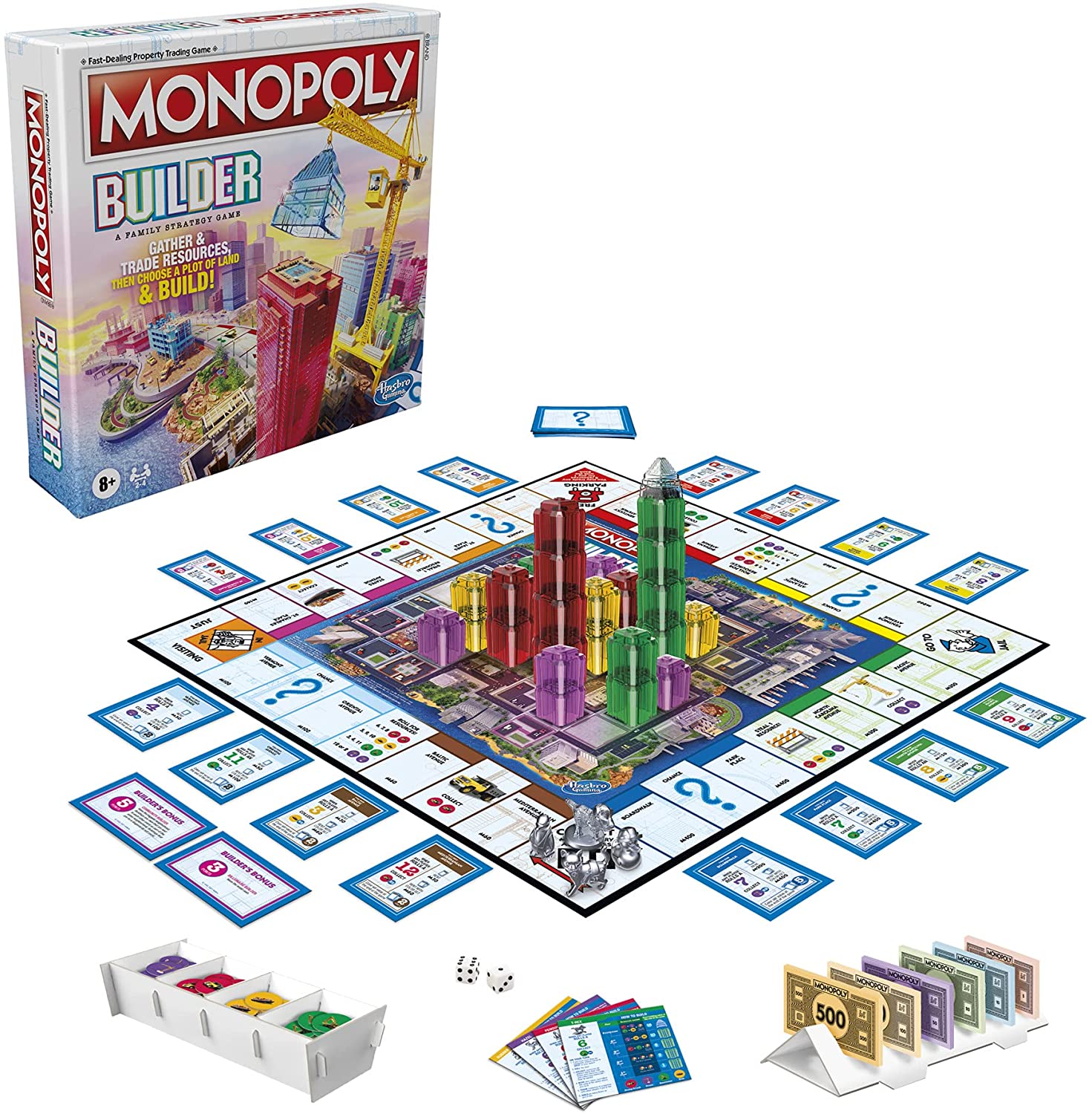 Monopoly Builder Board Game Hasbro Gaming