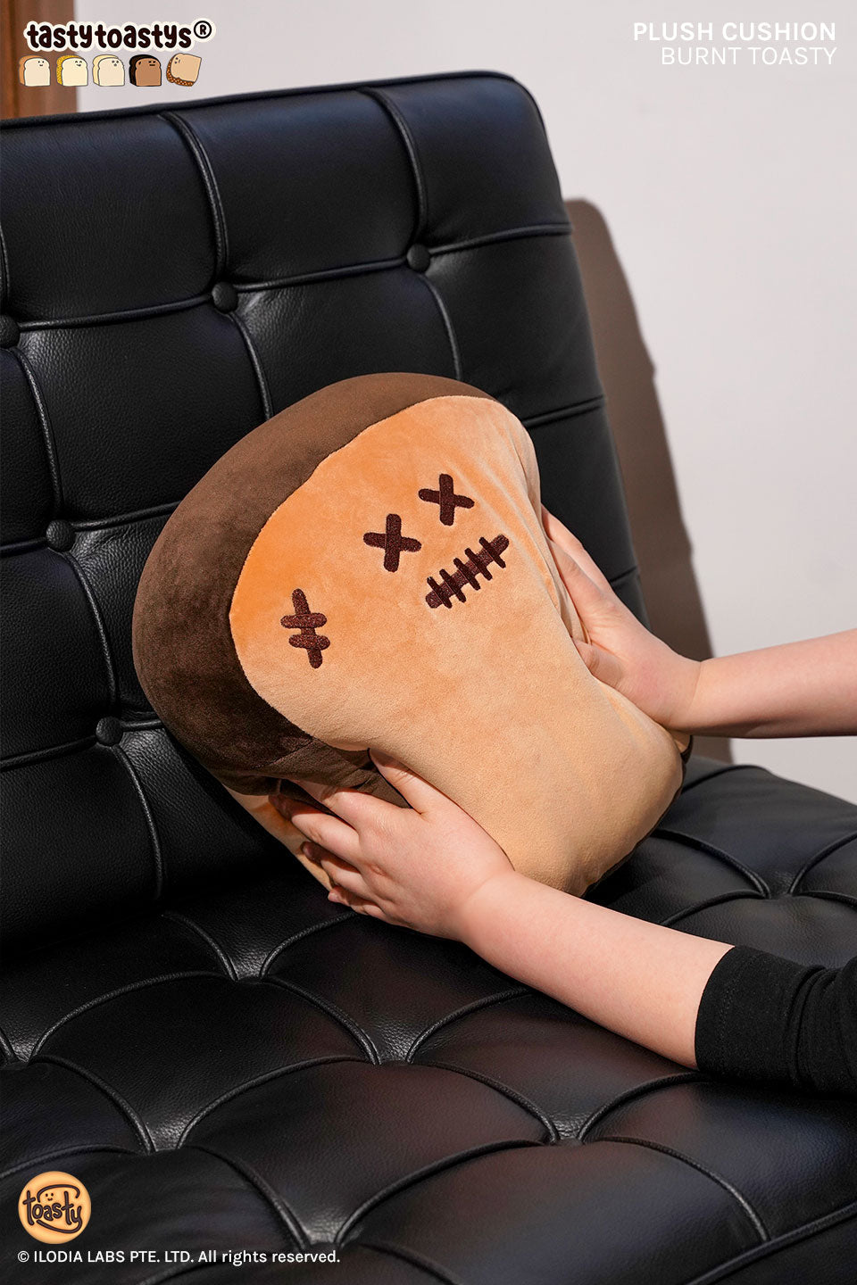 Burnt Toasty 12" Plush Cushion