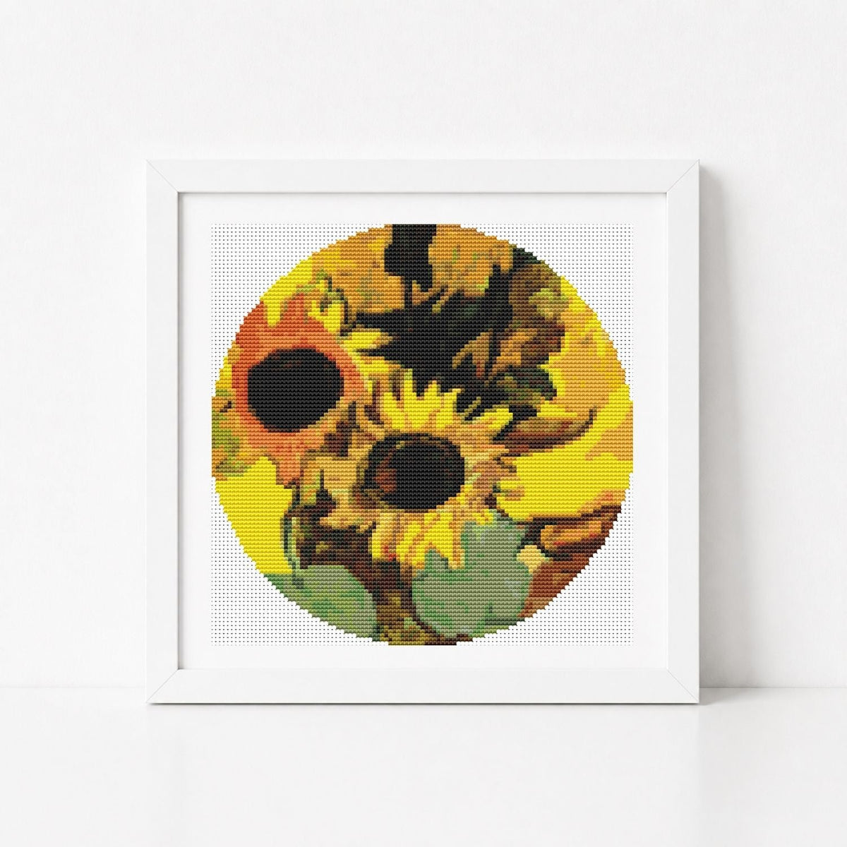 The Sunflowers Circular Cross Stitch Kit