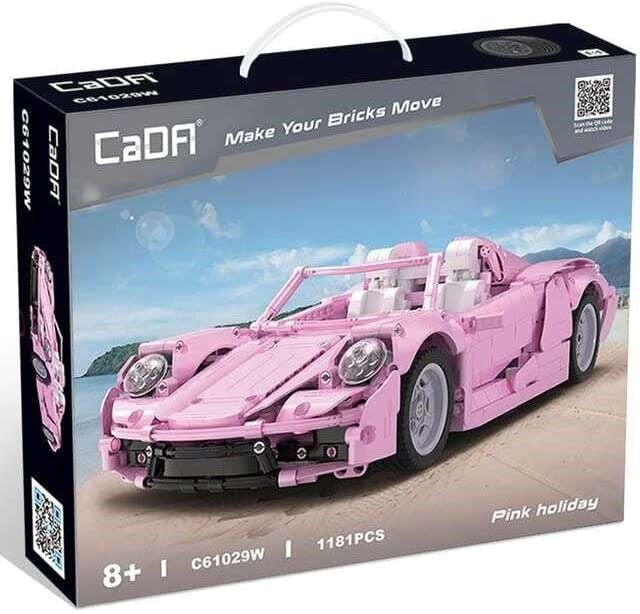 CaDA Pink Holiday Sports Car C61029W 1:12