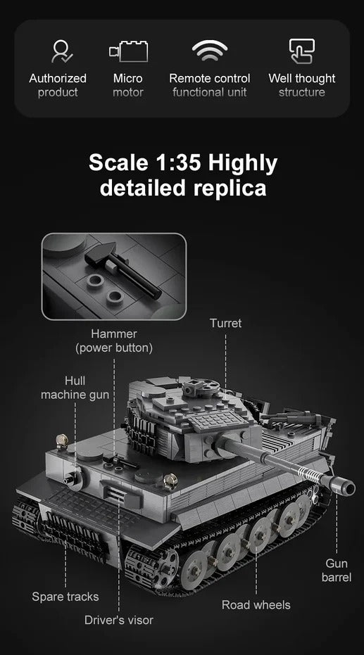 CaDA Tiger Tank C61071W 1:35