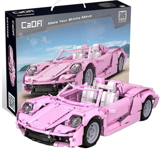 CaDA Pink Holiday Sports Car C61029W 1:12