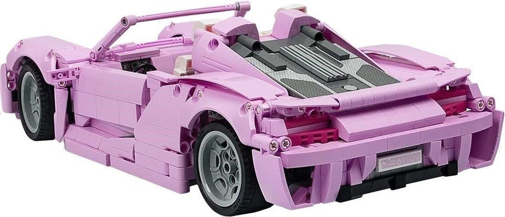 CaDA Pink Holiday Sports Car C61029W 1:12