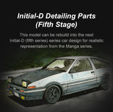 CaDA 頭文字D 1:12 トヨタ トレノ AE86 C61024W 