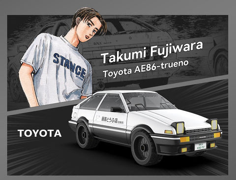 CaDA Initial D 1:35 Toyota Trueno AE86 C55018W - TOYSTER Singapore – Toyster
