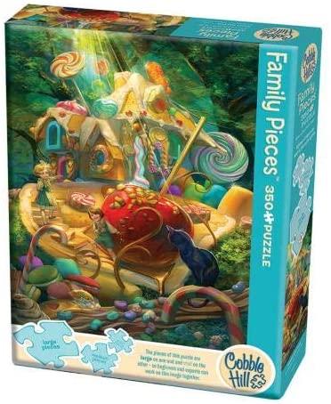 Cobble Hill Candy Cottage Family 350 Piece Jigsaw Puzzle