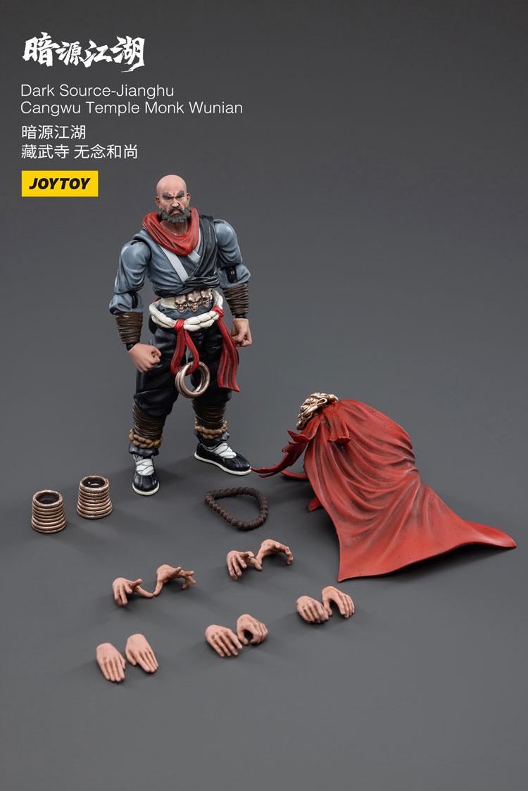 Joytoy Dark Source Cangwu Temple Monk Wunian