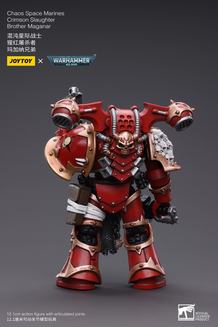 Joytoy Warhammer 40K Chaos Space Marines Crimson Slaughter Brother Maganar Warhammer