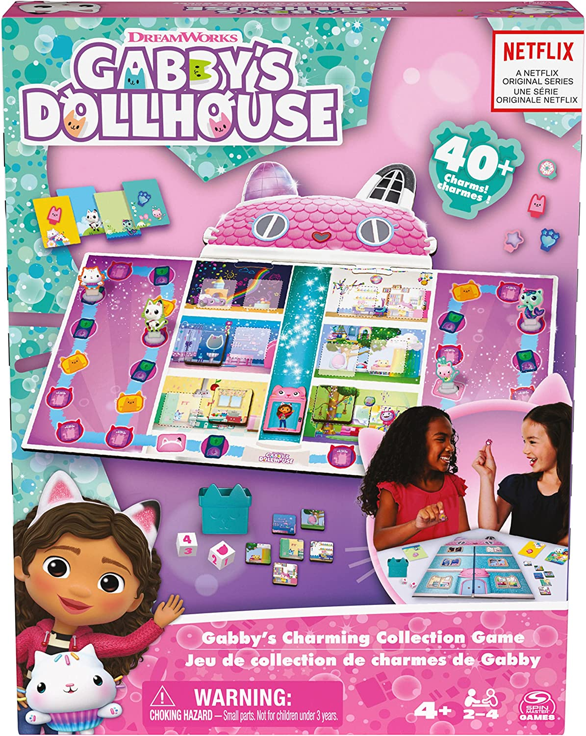 Gabbys Dollhouse Charming Collection Game Board