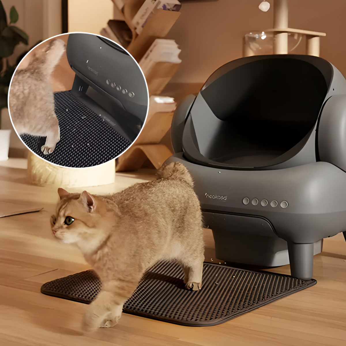 Neakasa M1 Plus (Upgraded) Open-Top Self-Cleaning Automatic Cat Litter Box