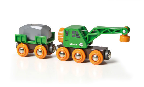 Brio Clever Crane Wagon Brio