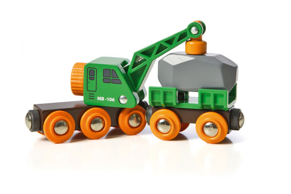 Brio Clever Crane Wagon Brio