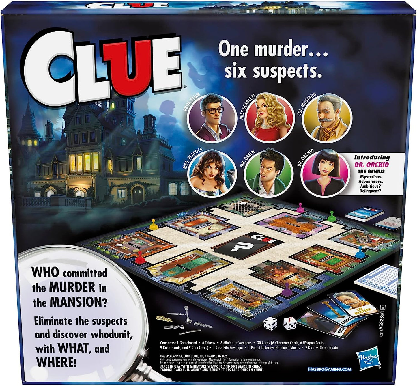 Hasbro - CLUE The Classic Mystery Game
