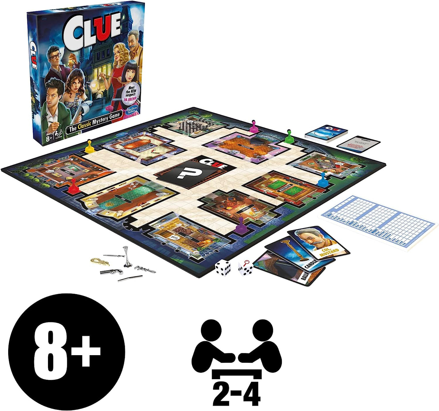 Hasbro - CLUE The Classic Mystery Game