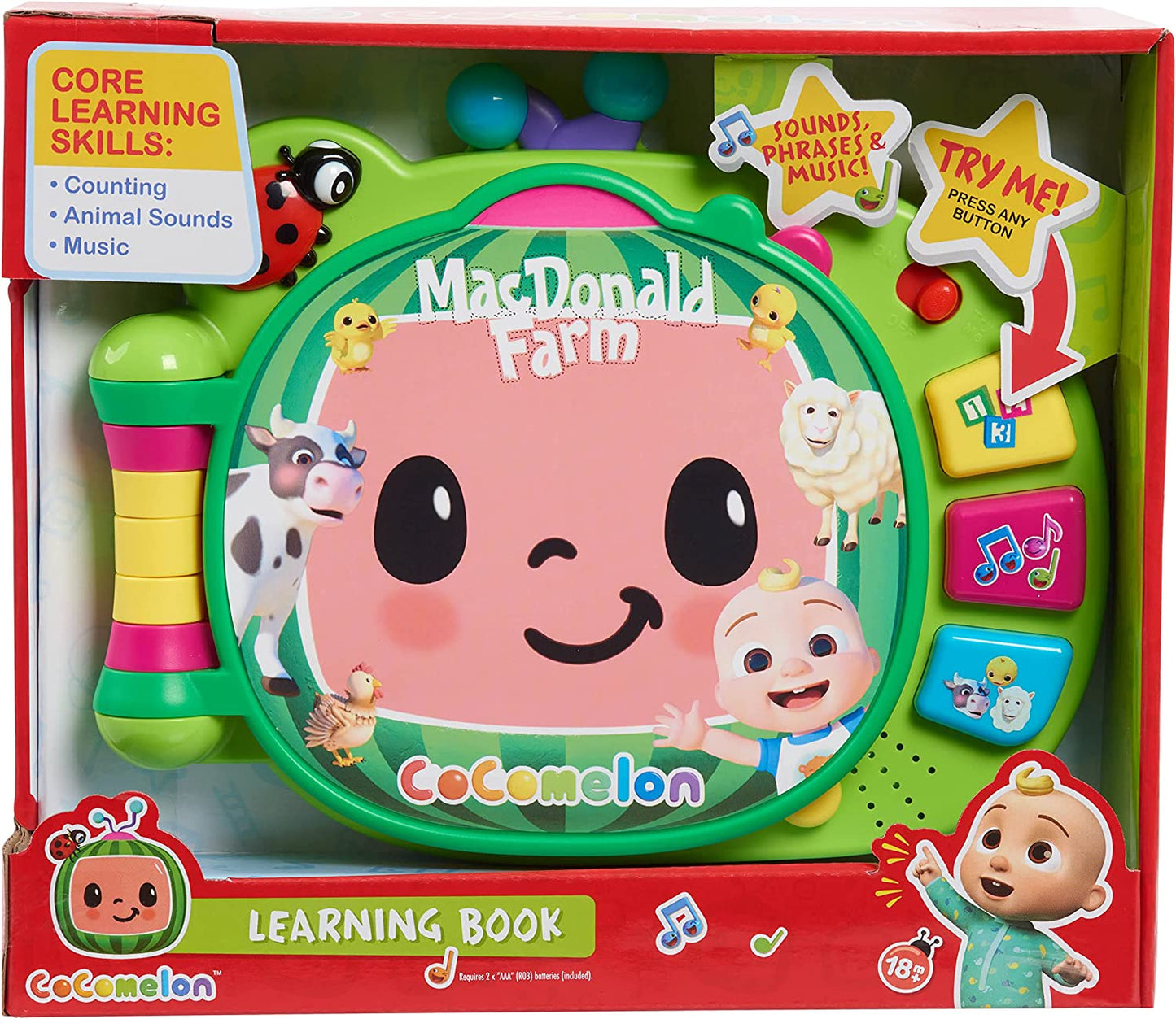 Cocomelon Learning Book Reading Toys