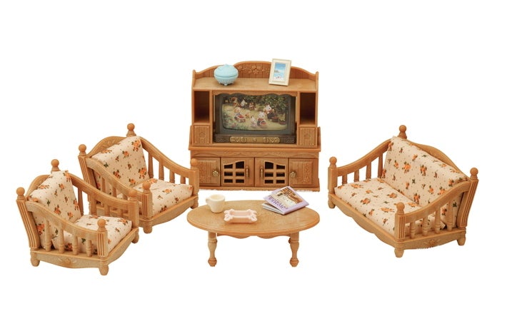 Sylvanian Families Comfy Living Room Set - Free Gift