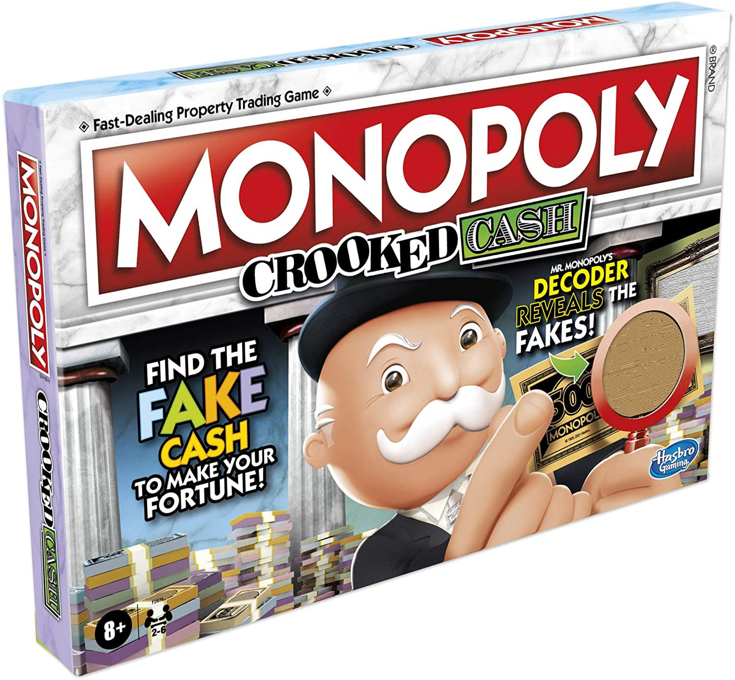 Monopoly Crooked Cash Board Game Hasbro Gaming