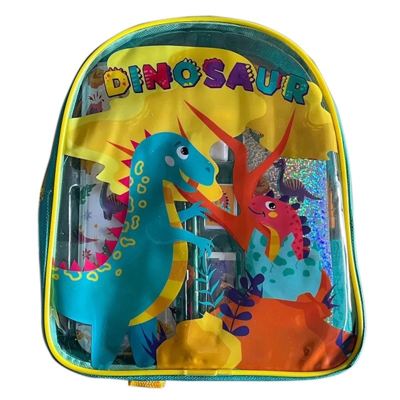 Dinosaur Backpack Stationery Set