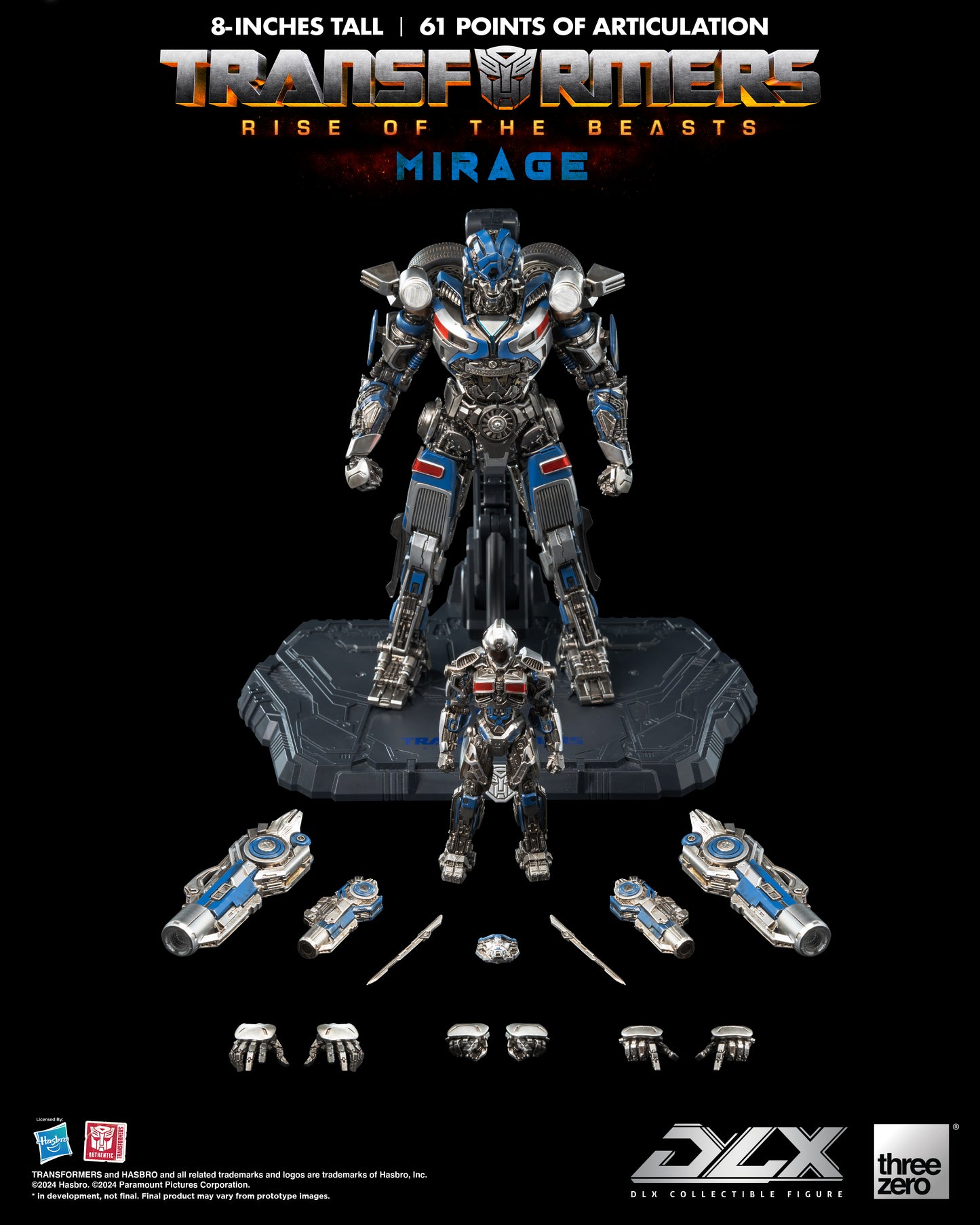 Pre-Order Threezero Transformers: Rise of the Beasts DLX Mirage