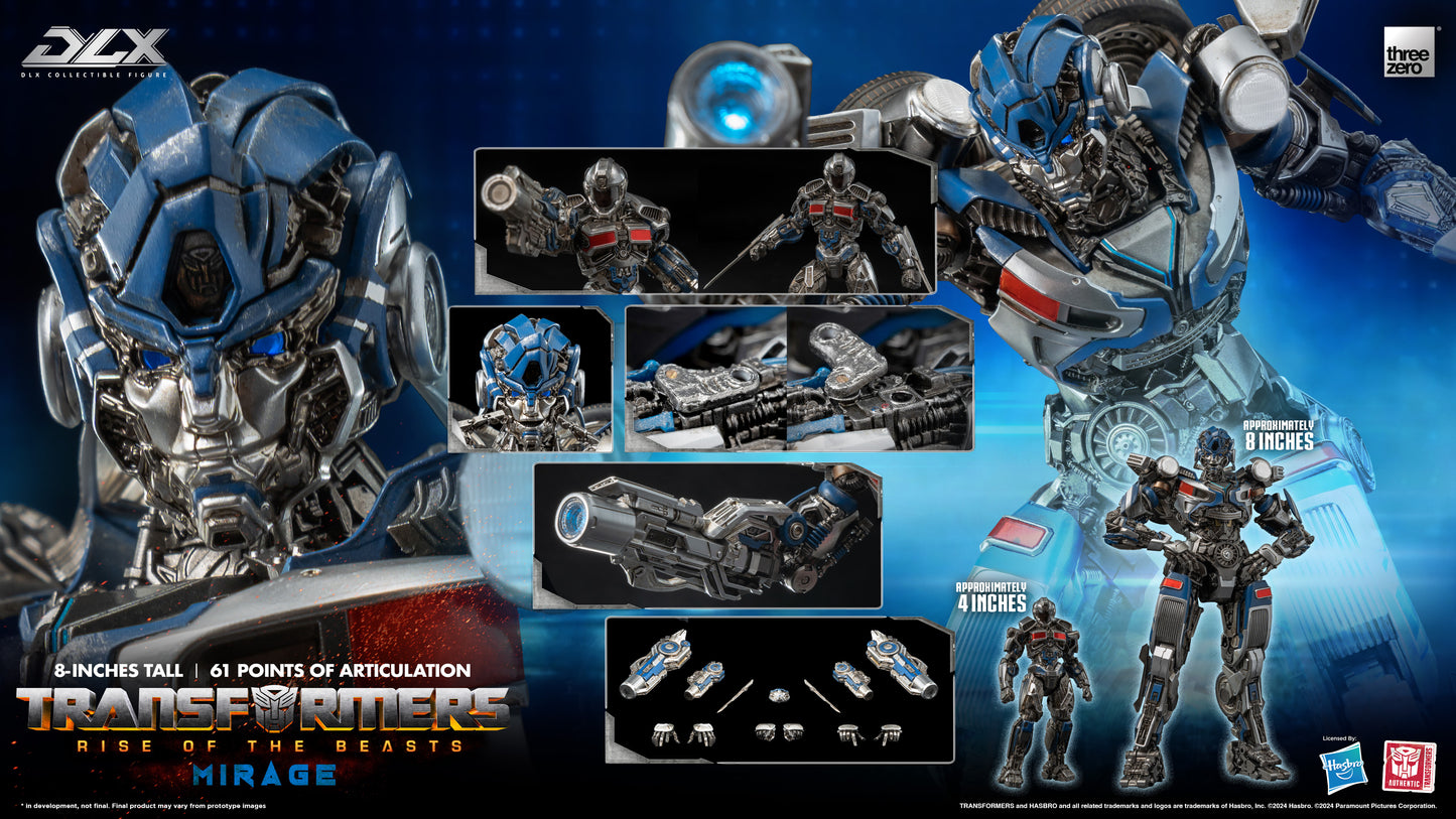 Pre-Order Threezero Transformers: Rise of the Beasts DLX Mirage