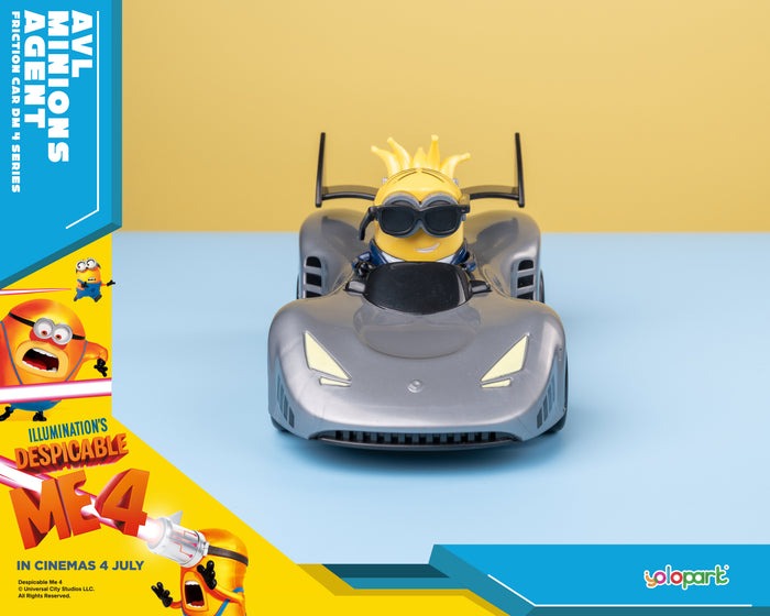 Yolopark Despicable Me 4 - AVL Minions Agent - Friction Powered Car