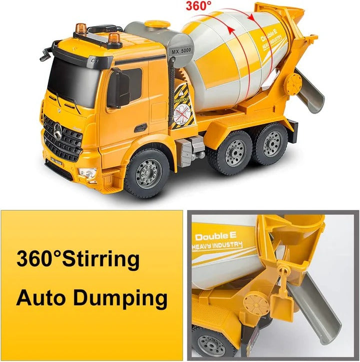 DOUBLE E Licensed Mercedes-Benz RC Concrete Mixer E578