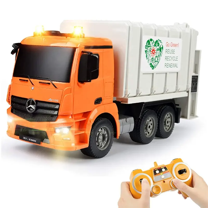 Double E Licensed Mercedes Benz Antos Garbage Truck 1/20 Scale E560-003